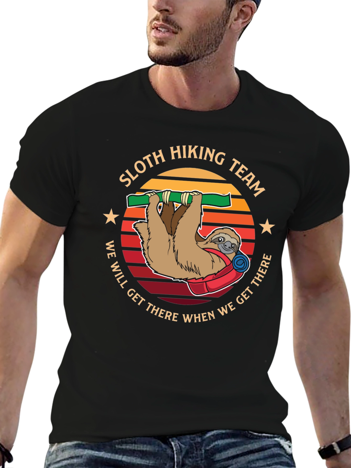 Sloth Hiking Team T-Shirt - We Will Get There