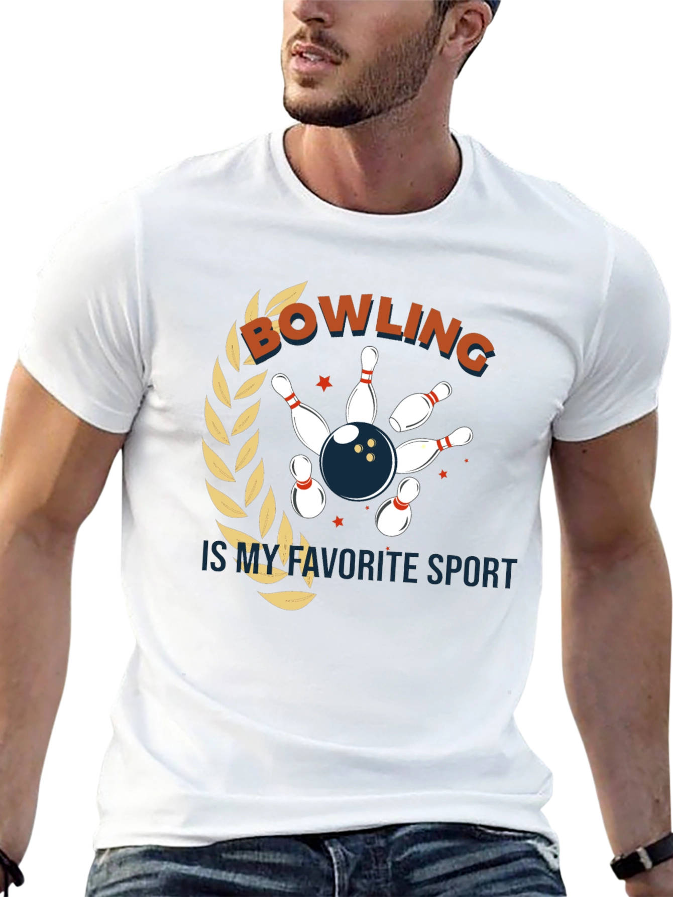 Bowling is My Favorite Sport Graphic Tee