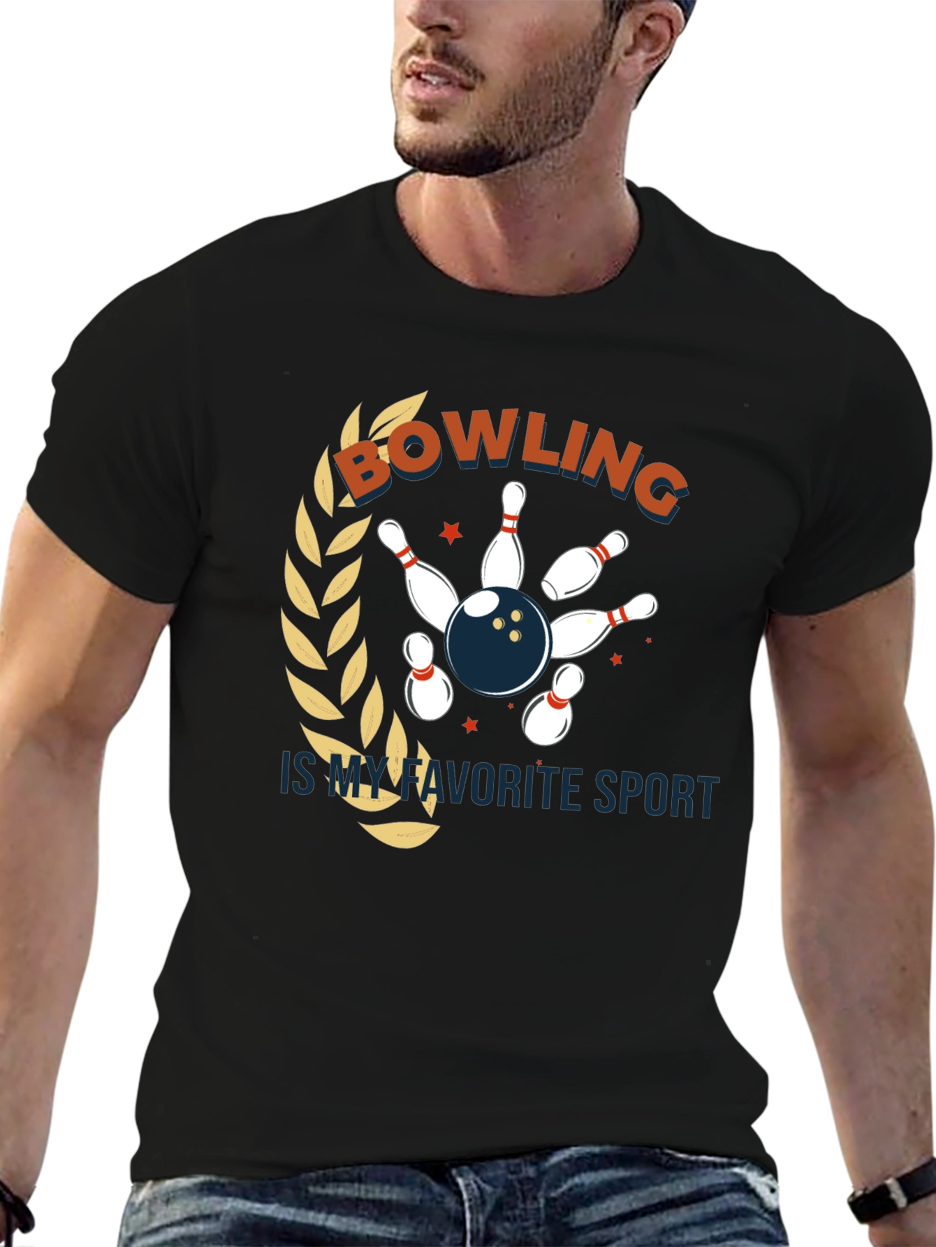 Bowling is My Favorite Sport Graphic Tee