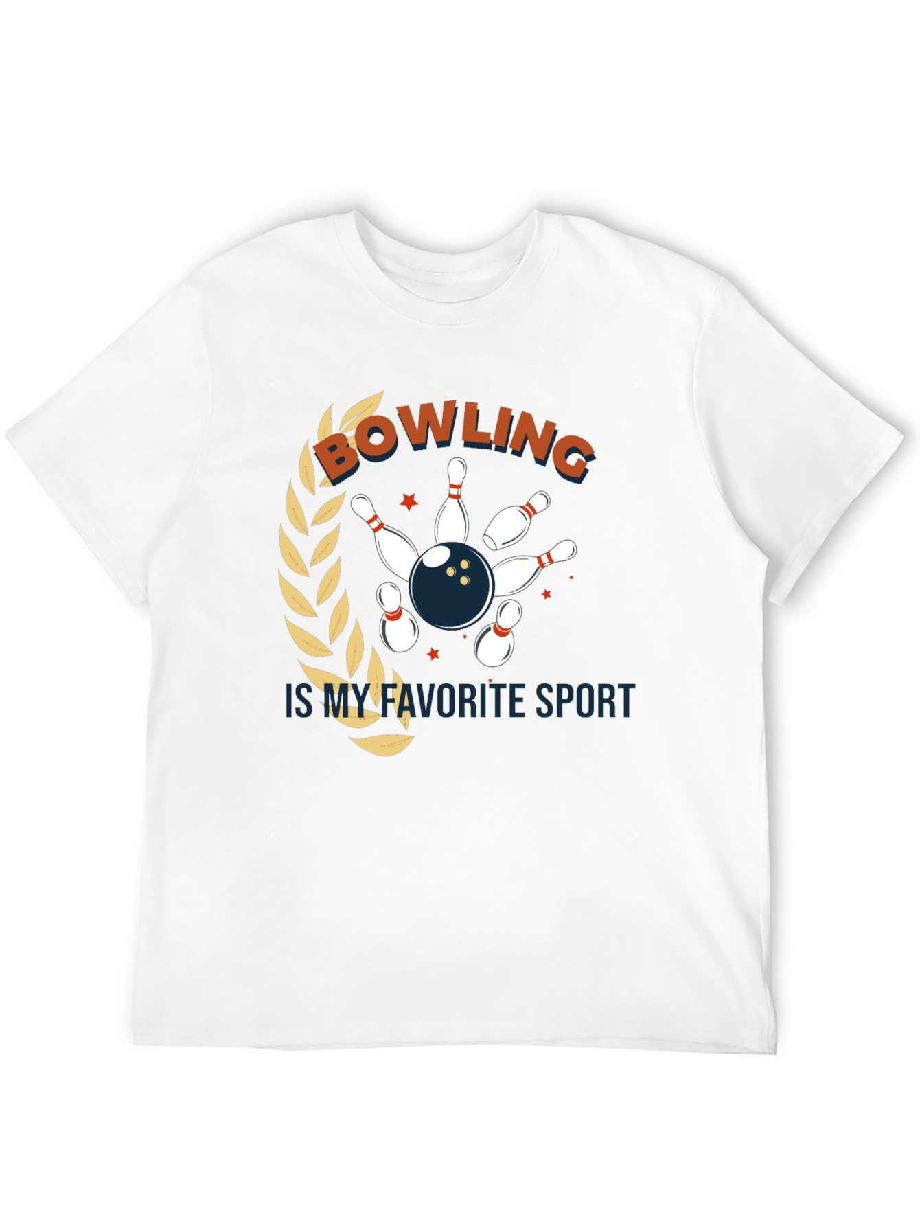 Bowling is My Favorite Sport Graphic Tee