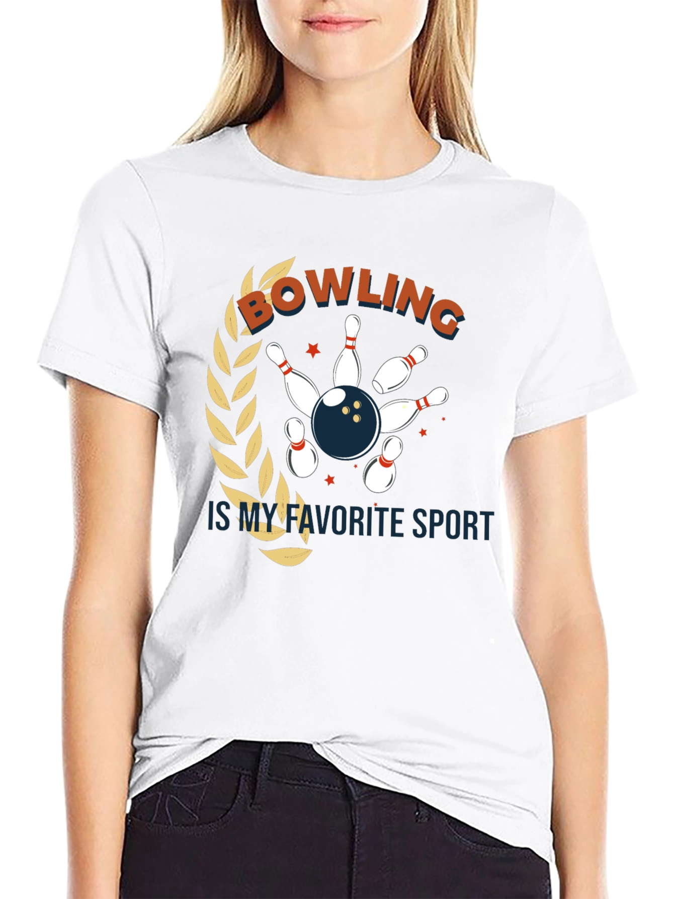 Bowling is My Favorite Sport Graphic Tee