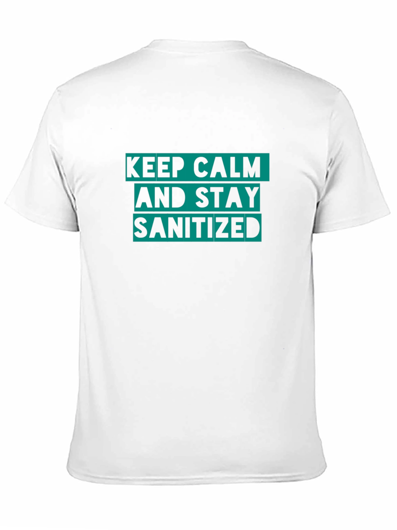 Keep Calm and Stay Sanitized Black T-Shirt