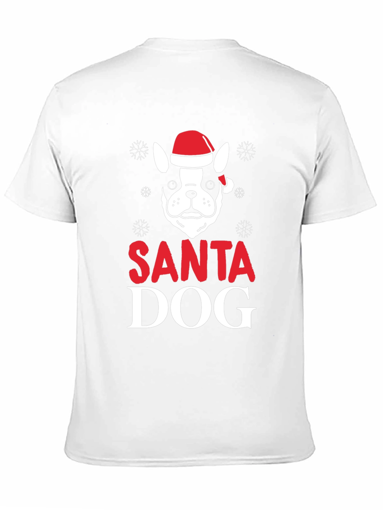 Santa Dog Graphic T-Shirt
