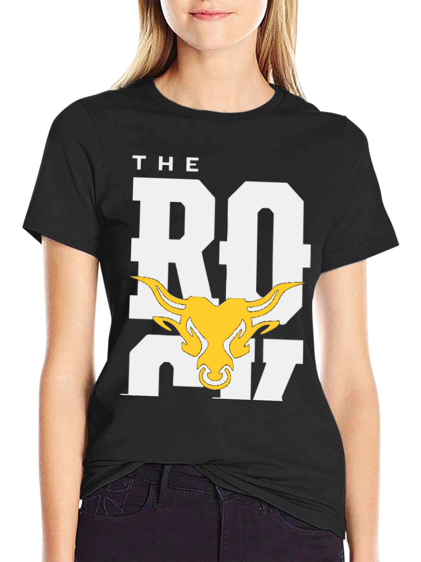 The Rock Bull T-Shirt - Black