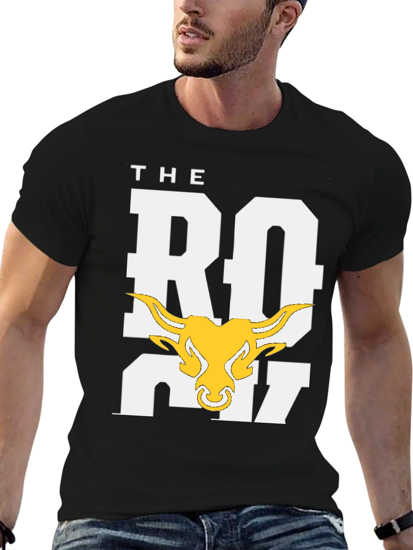 The Rock Bull T-Shirt - Black
