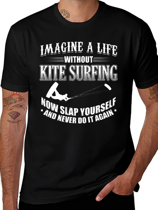Kite Surfing Graphic Tee: Slap Yourself!