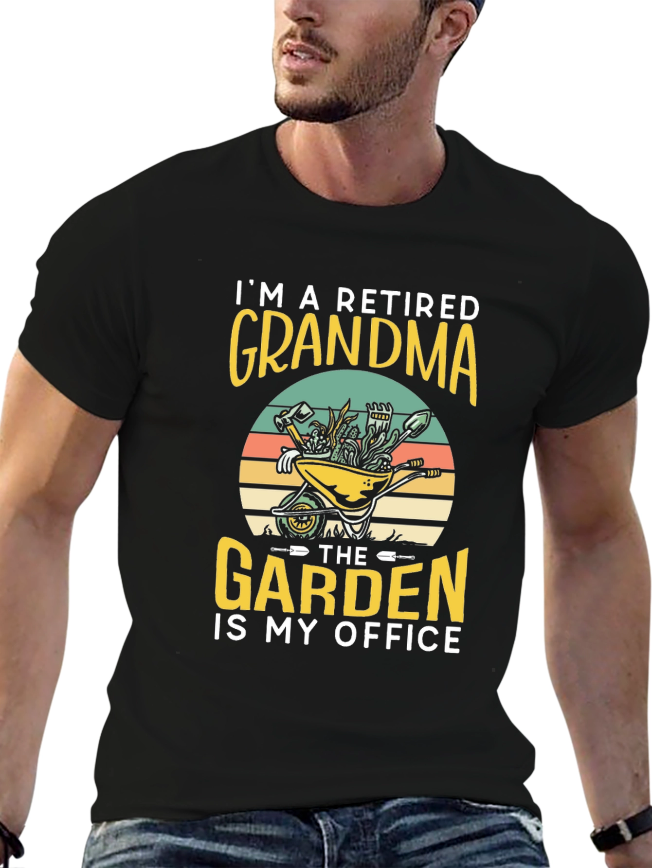 Retired Grandma Garden Office T-Shirt