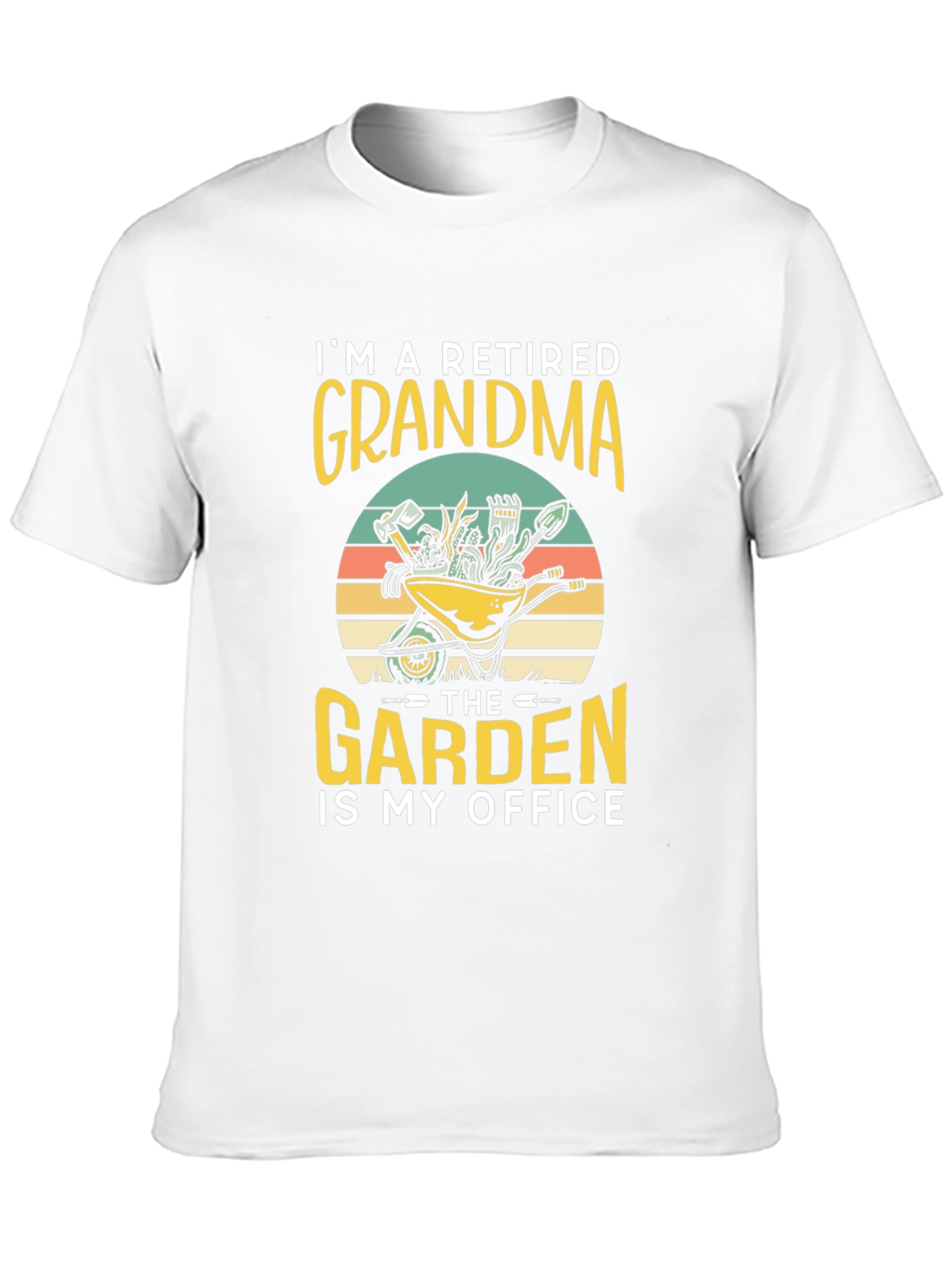 Retired Grandma Garden Office T-Shirt
