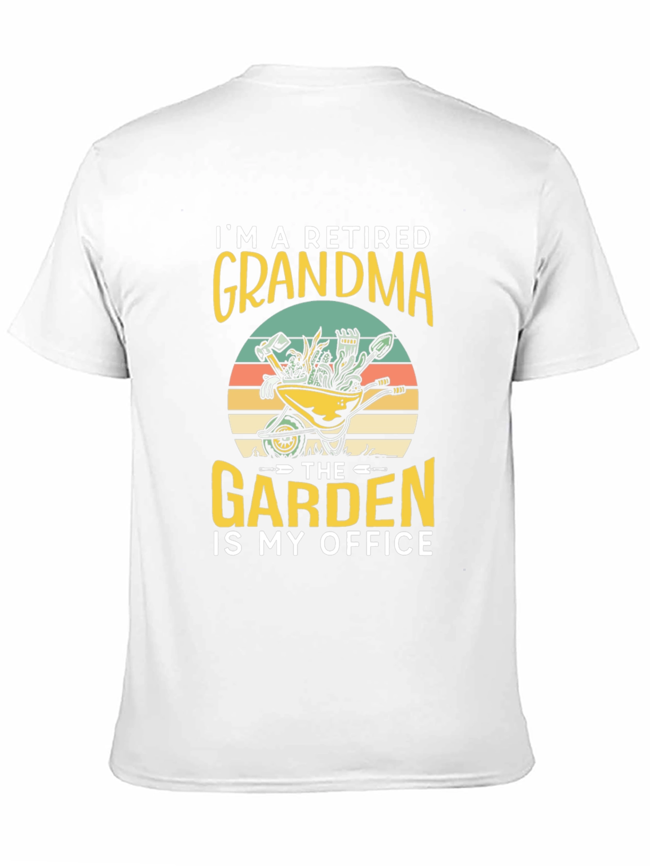 Retired Grandma Garden Office T-Shirt