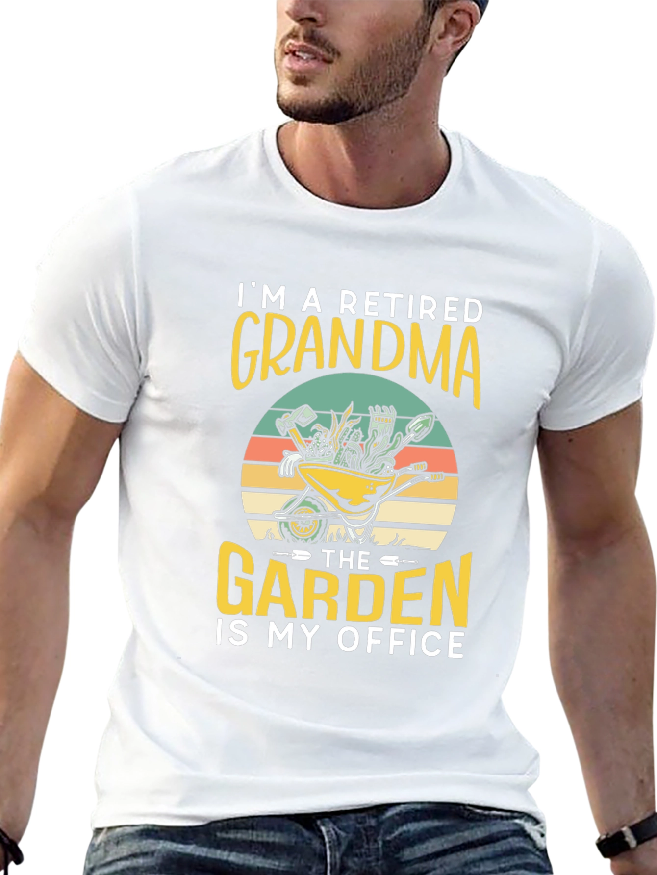 Retired Grandma Garden Office T-Shirt