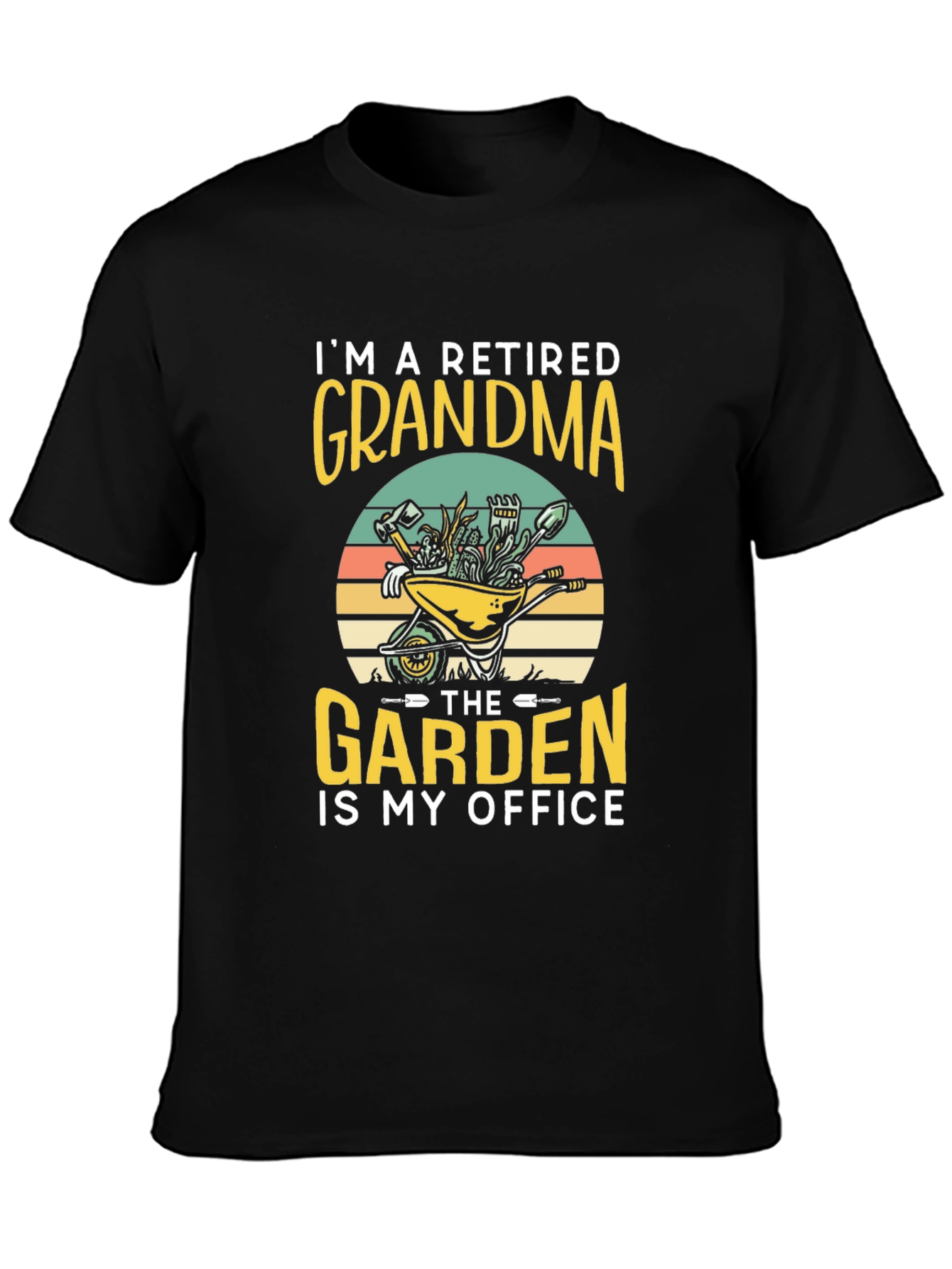 Retired Grandma Garden Office T-Shirt