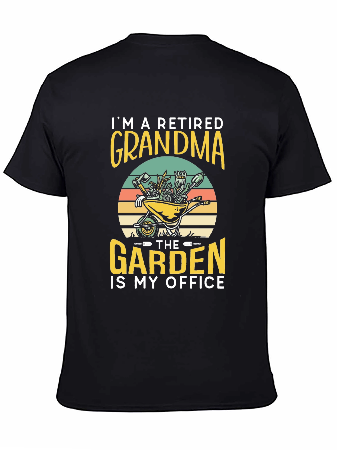 Retired Grandma Garden Office T-Shirt