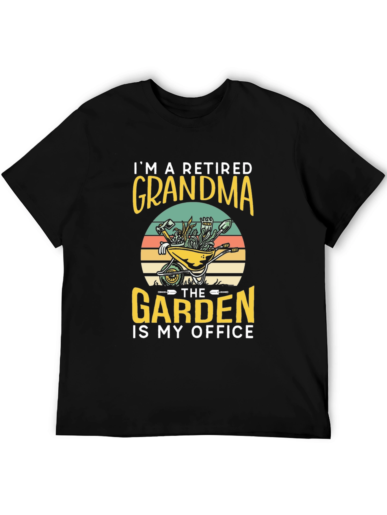 Retired Grandma Garden Office T-Shirt