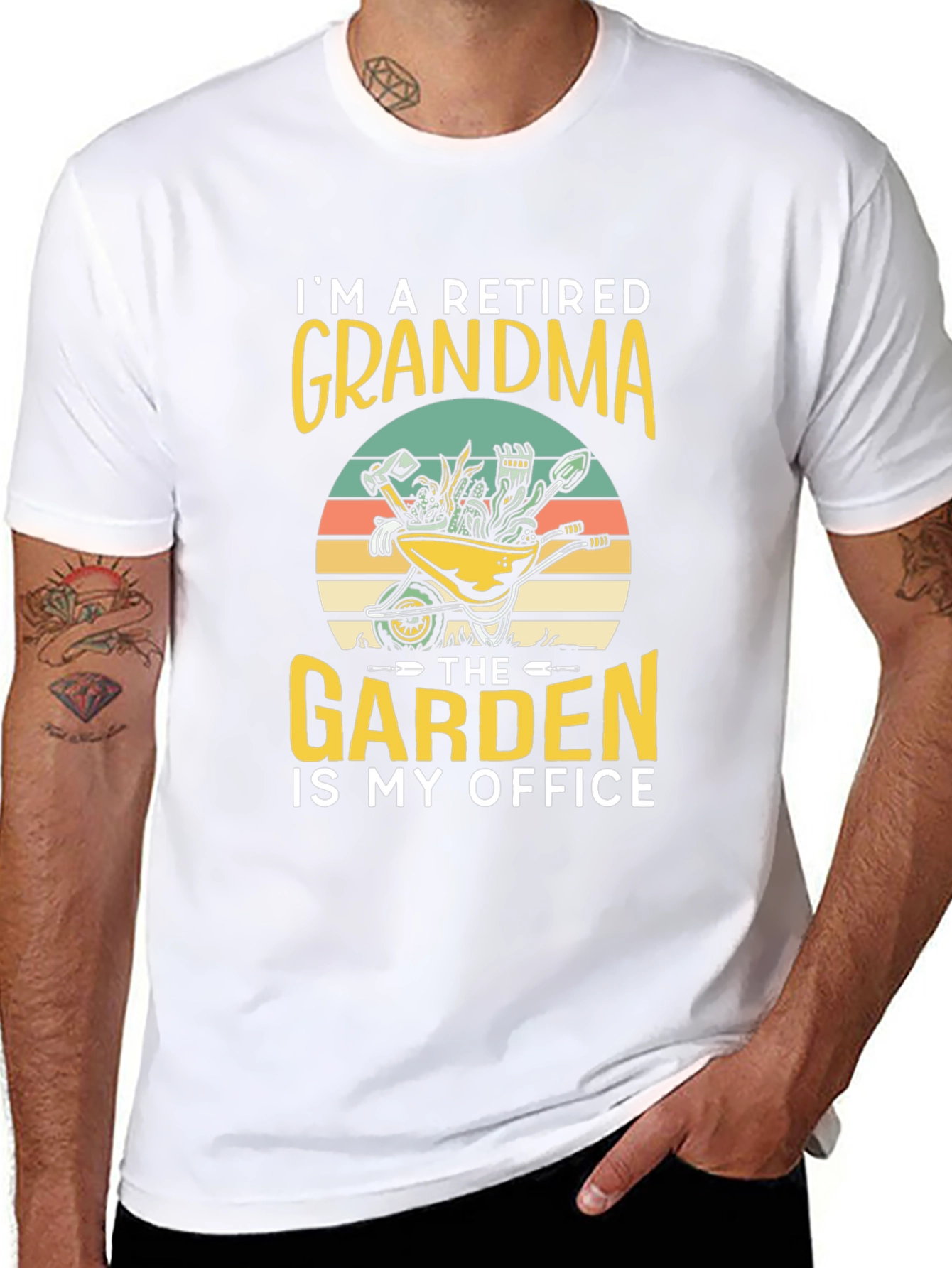 Retired Grandma Garden Office T-Shirt