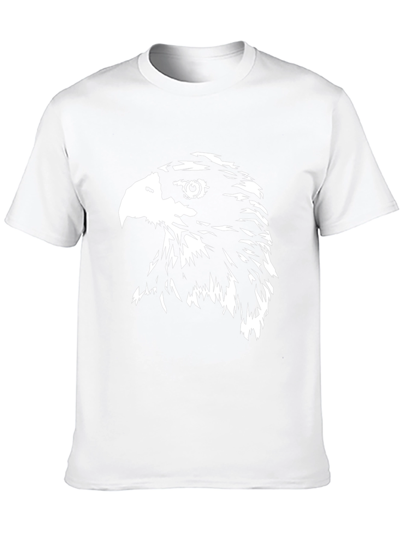 Bold Eagle Graphic Tee - Black Cotton Blend