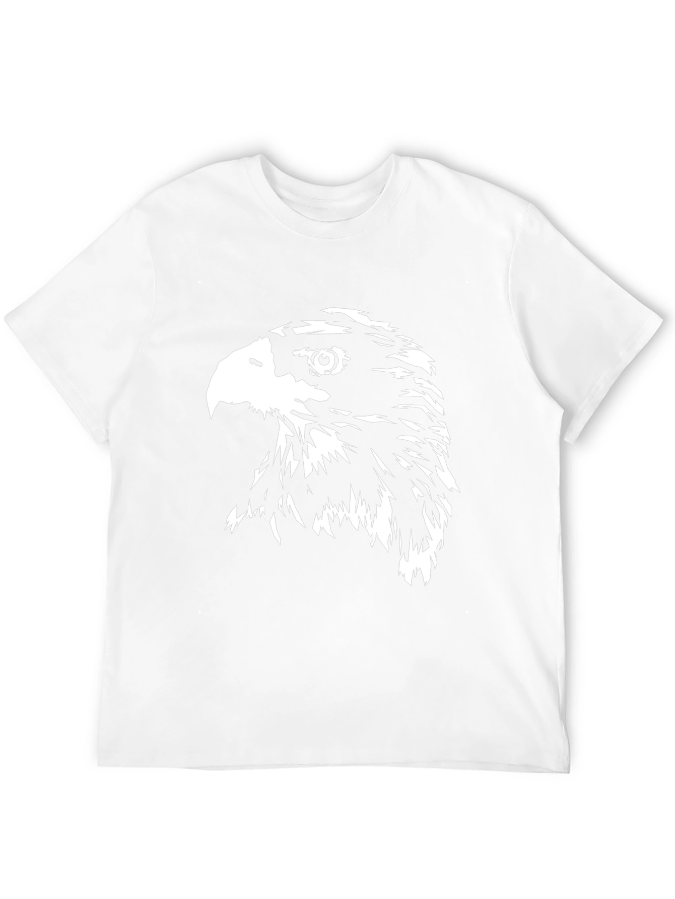Bold Eagle Graphic Tee - Black Cotton Blend