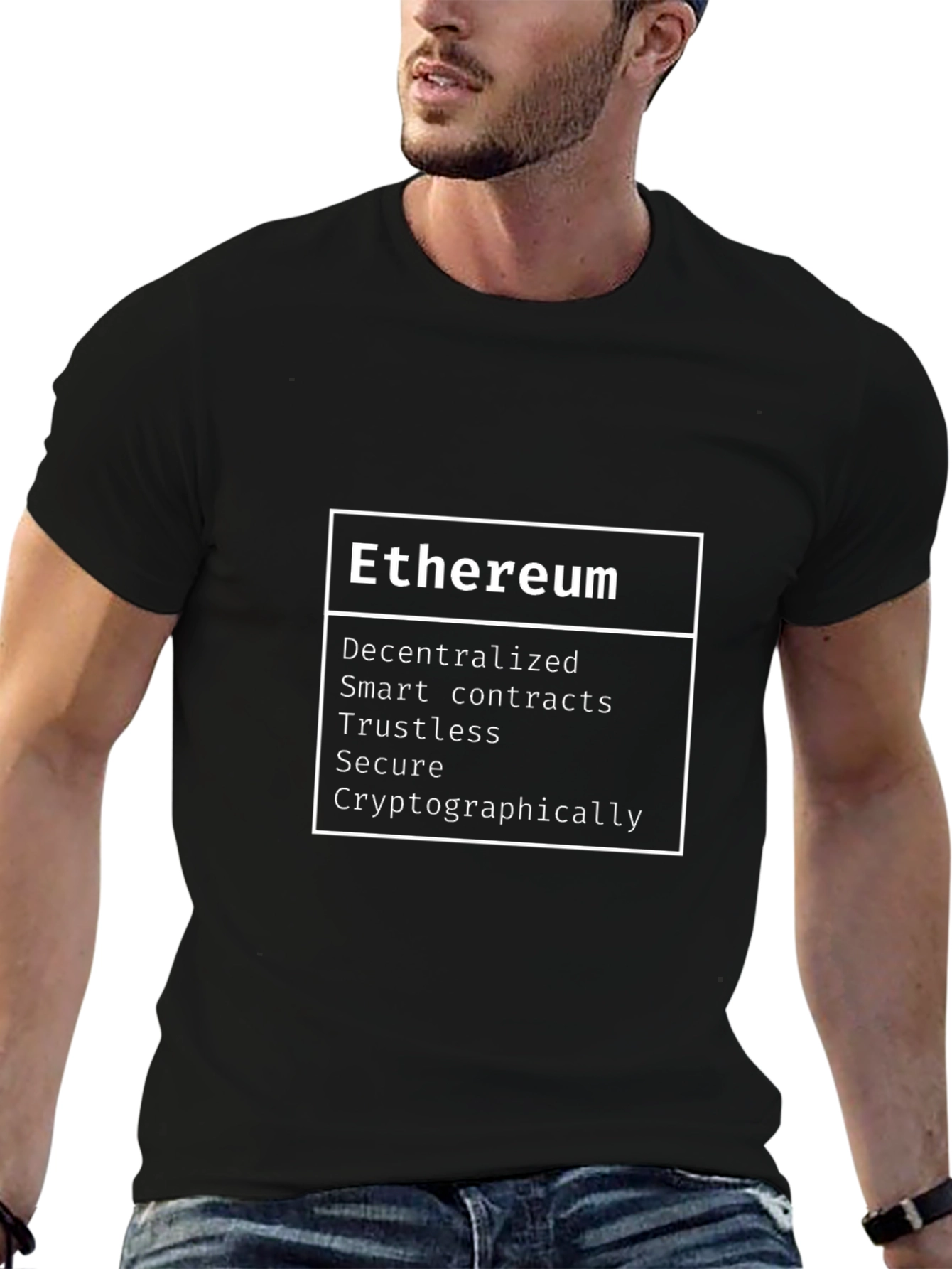 Ethereum Crypto Graphic Tee - Decentralized & Secure