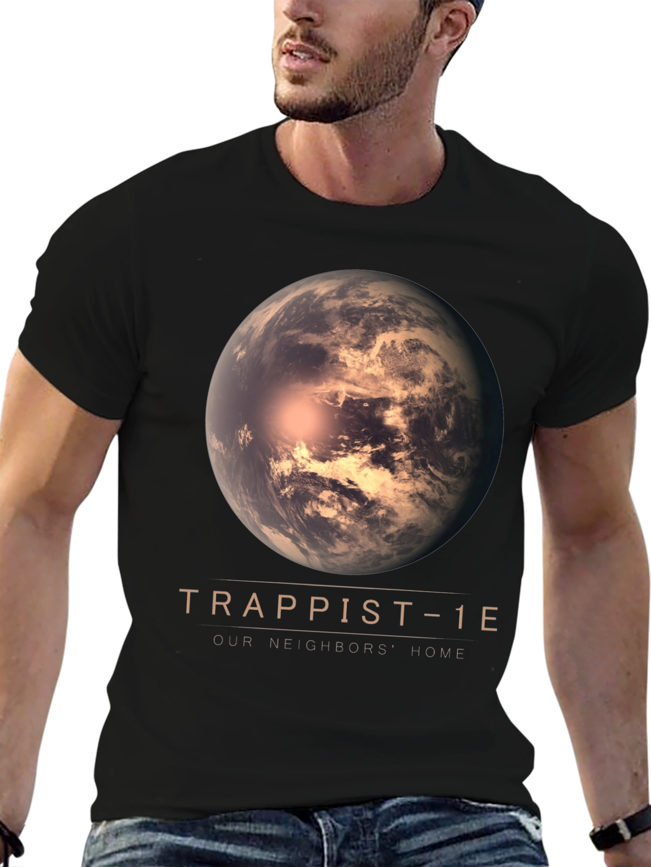 Trappist-1E T-Shirt - Our Neighbors Home Planet Tee