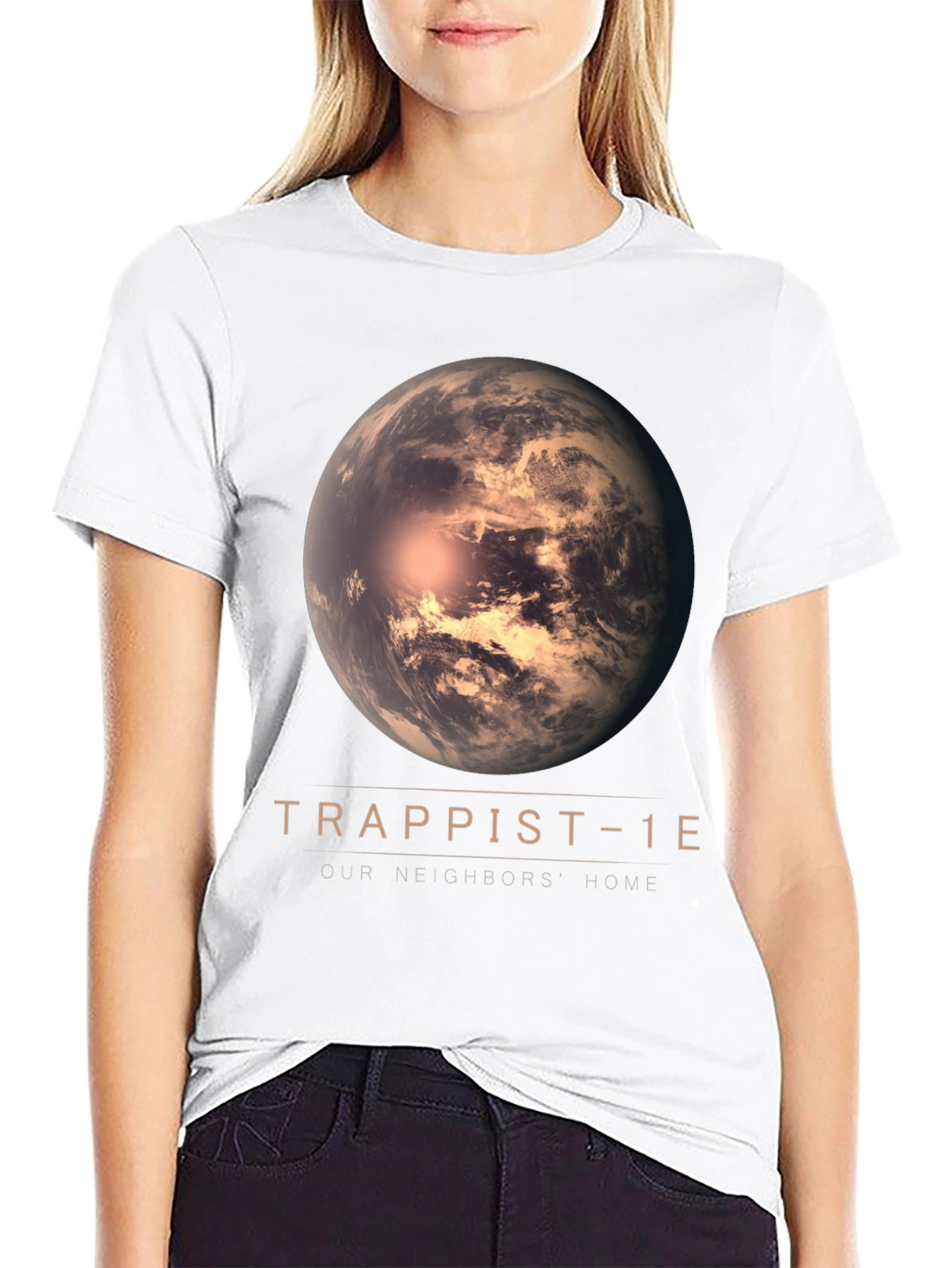 Trappist-1E T-Shirt - Our Neighbors Home Planet Tee