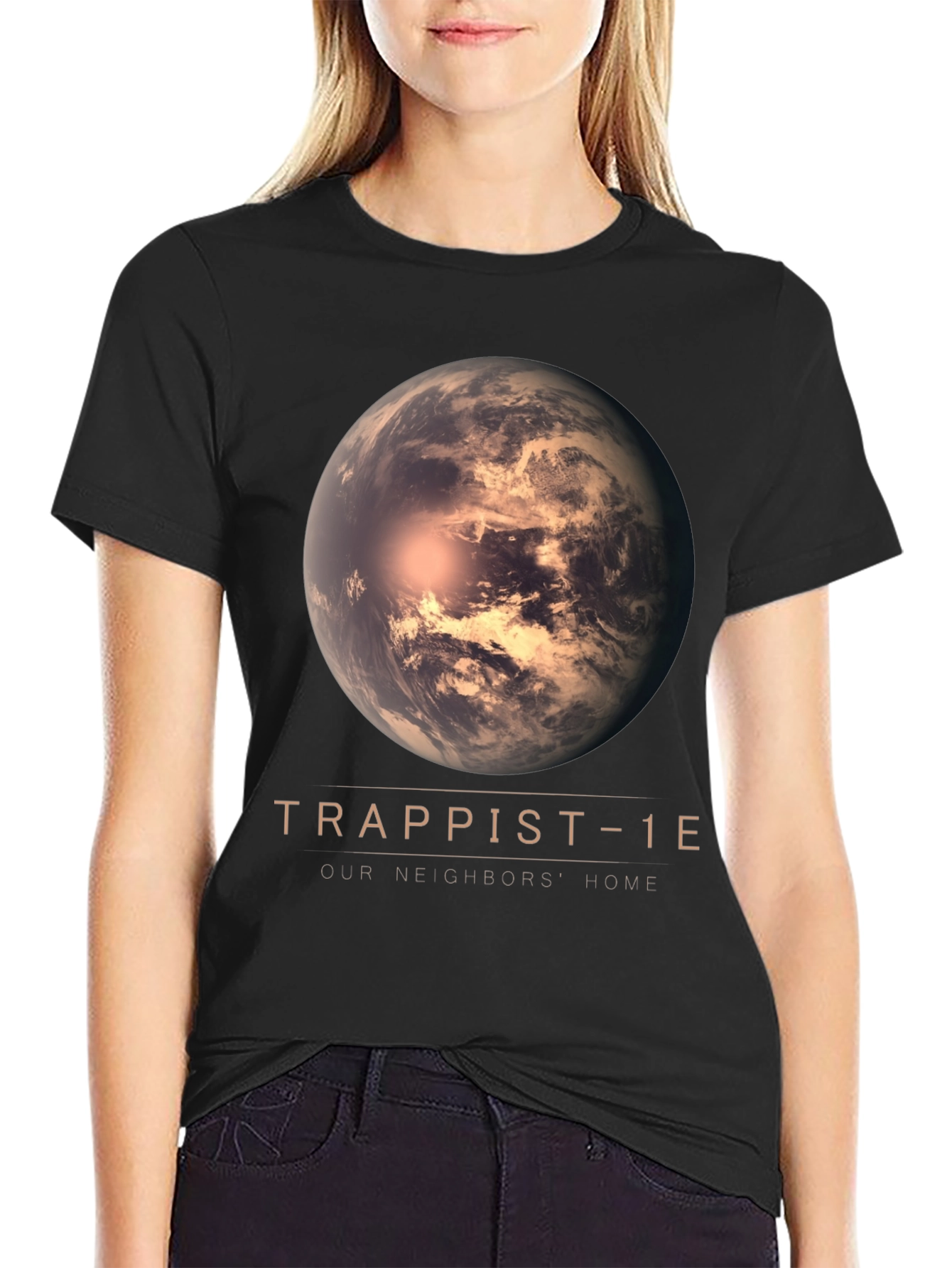 Trappist-1E T-Shirt - Our Neighbors Home Planet Tee