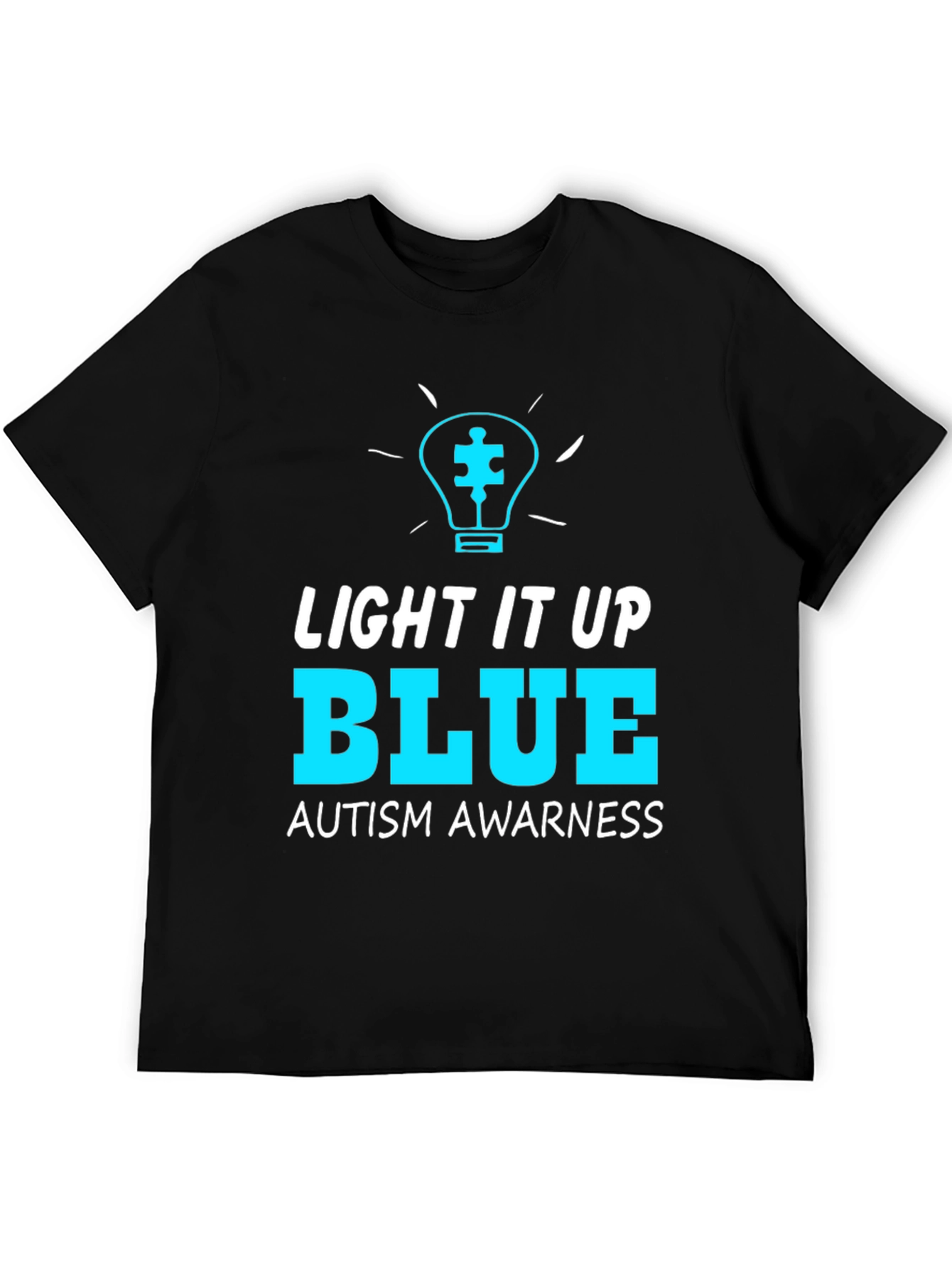 Light It Up Blue Autism Awareness T-Shirt