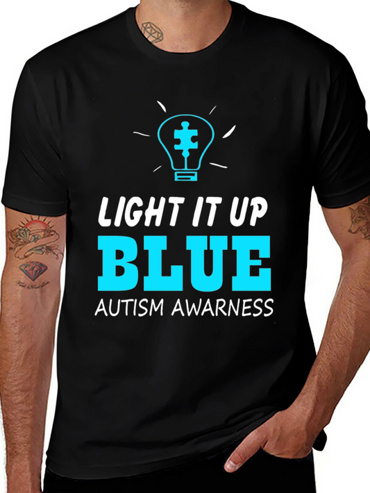 Light It Up Blue Autism Awareness T-Shirt