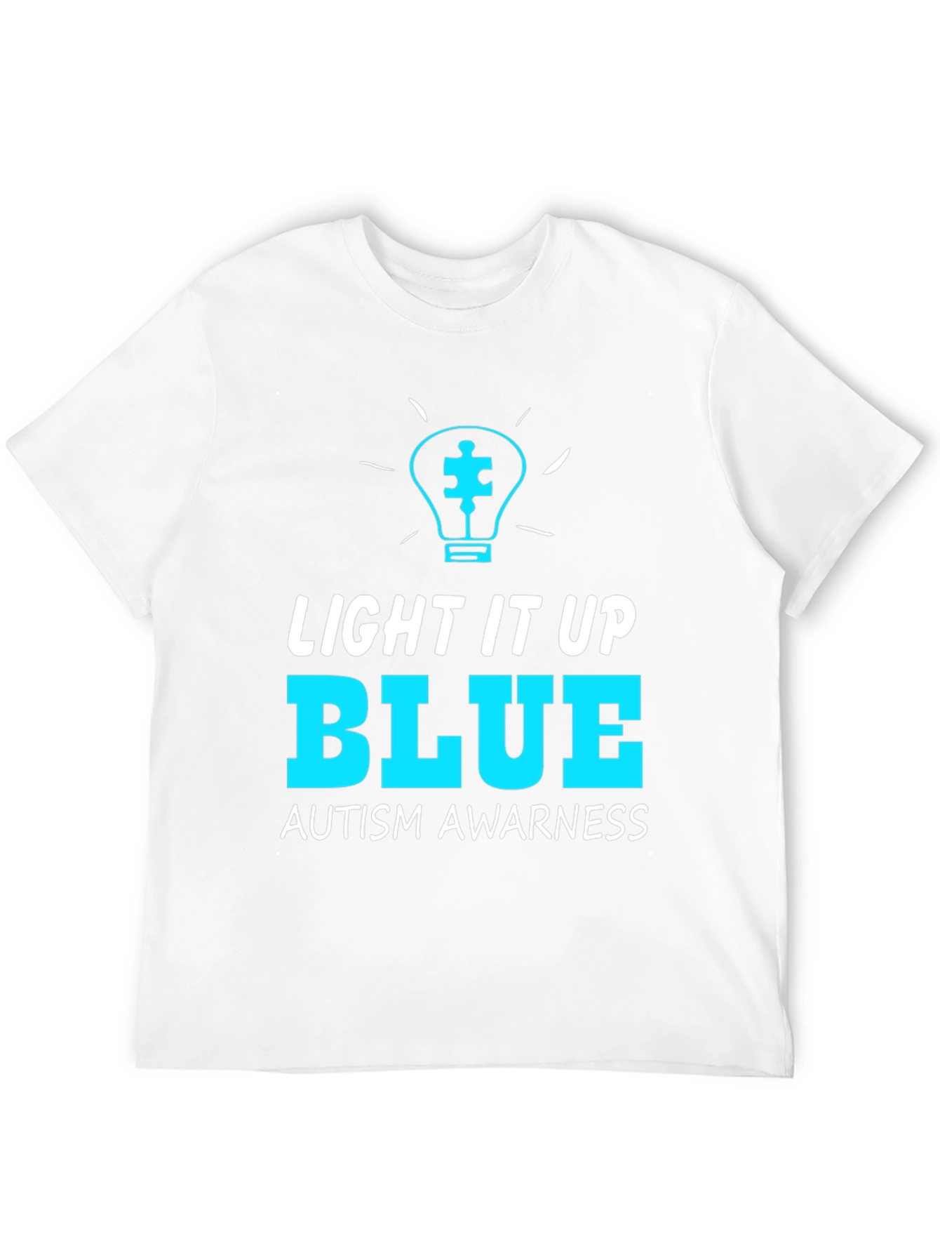 Light It Up Blue Autism Awareness T-Shirt