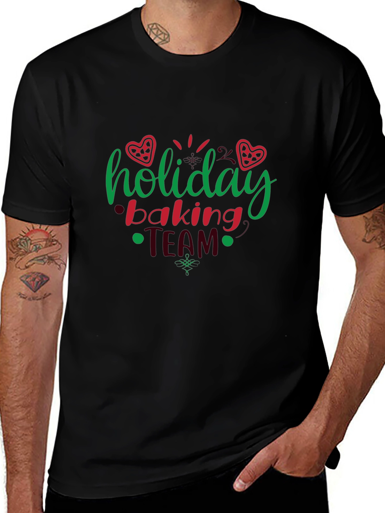 Holiday Baking Team T-Shirt - Festive Crew Apparel