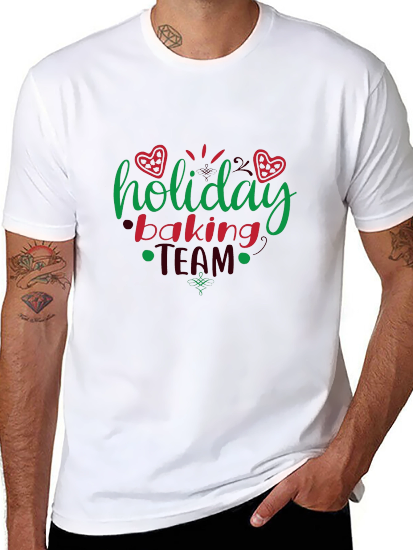 Holiday Baking Team T-Shirt - Festive Crew Apparel