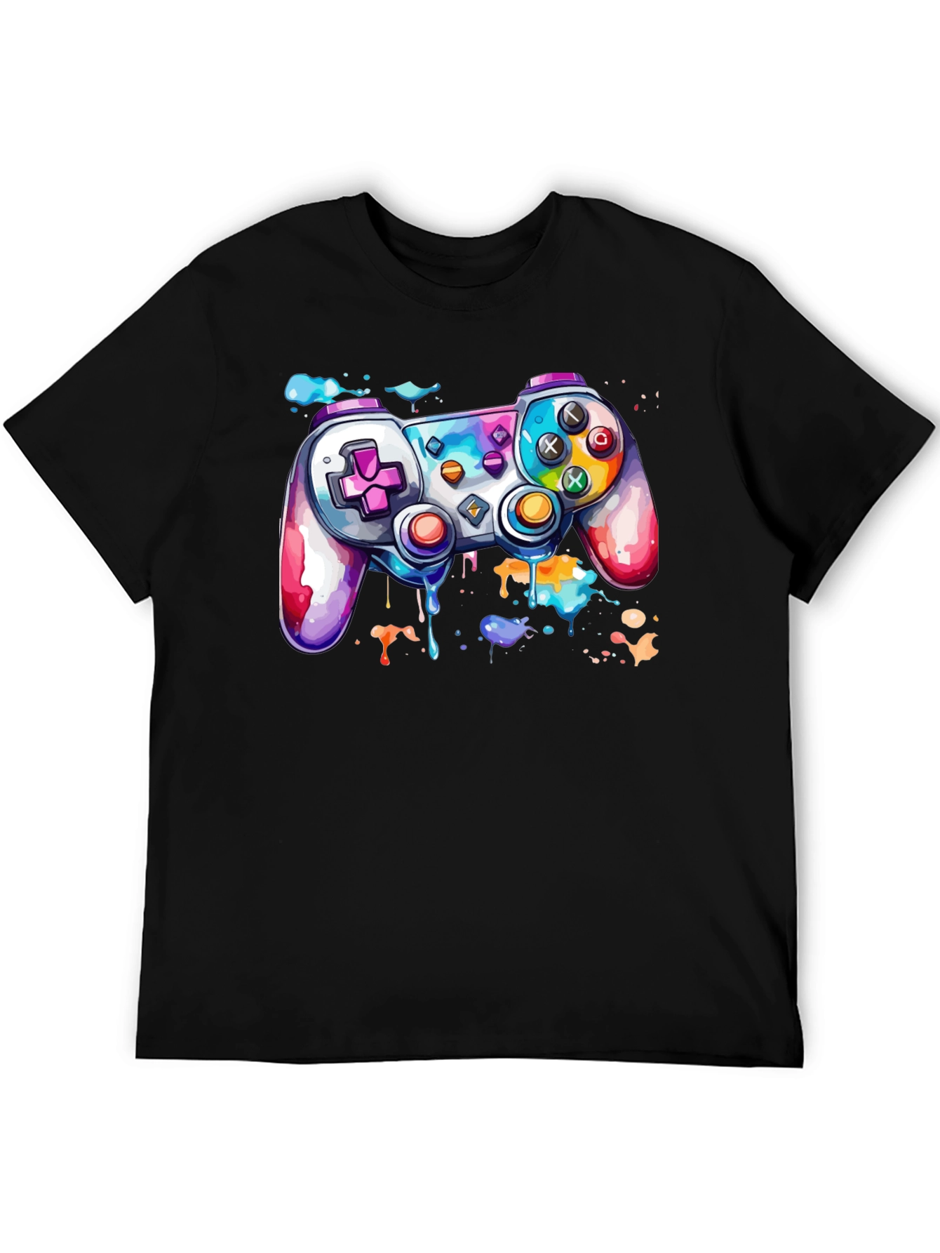 Colorful Gaming Controller T-Shirt