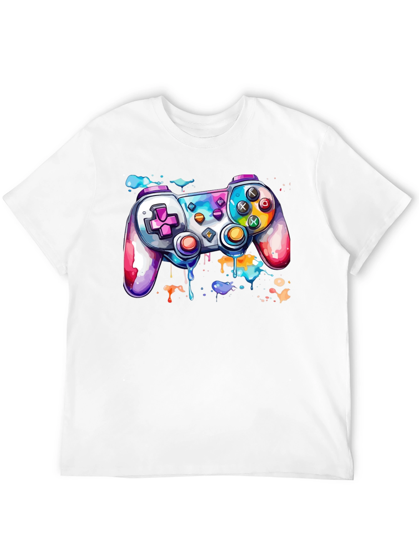 Colorful Gaming Controller T-Shirt