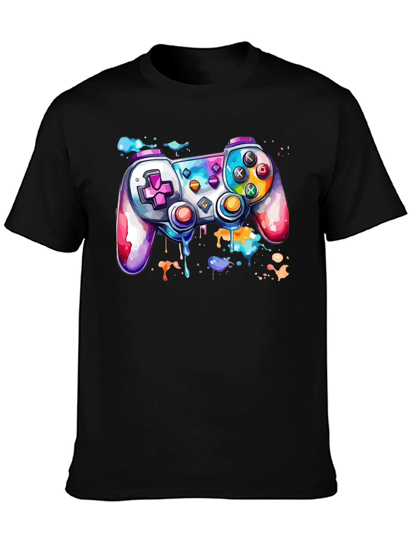 Colorful Gaming Controller T-Shirt