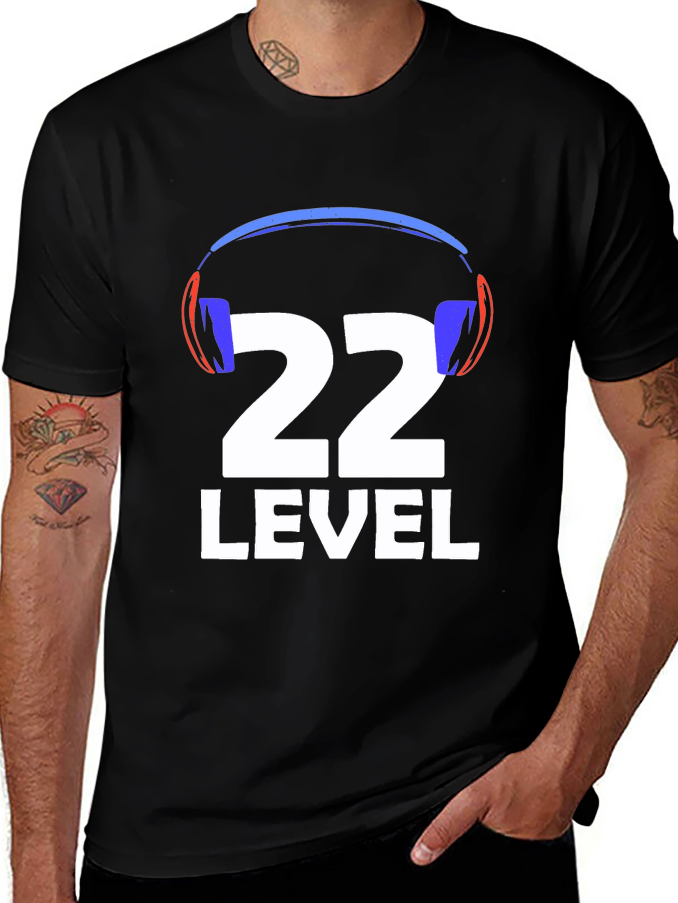 Level 22 Gaming T-Shirt - Gamer Birthday Tee
