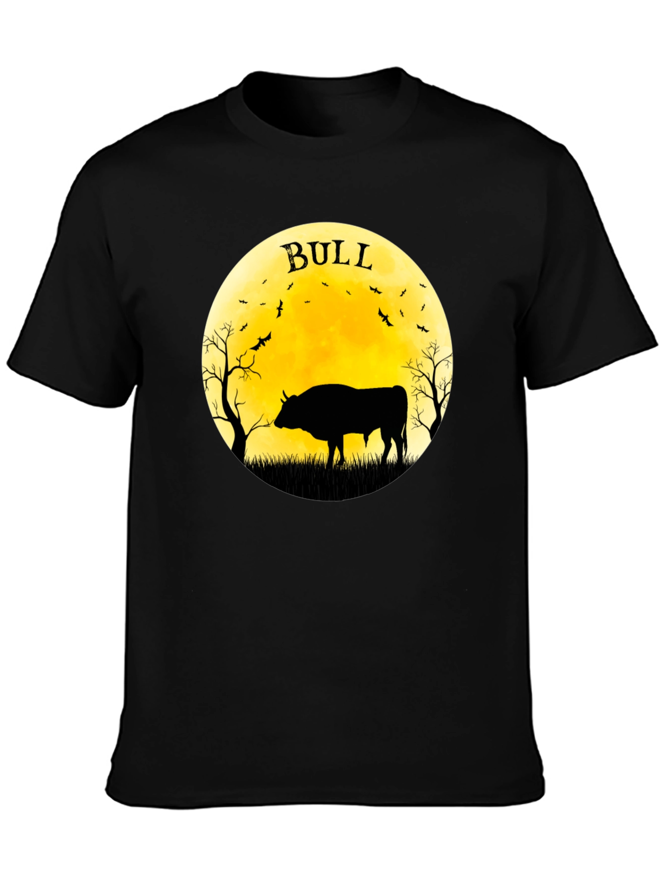 Bull Moon T-Shirt - Black
