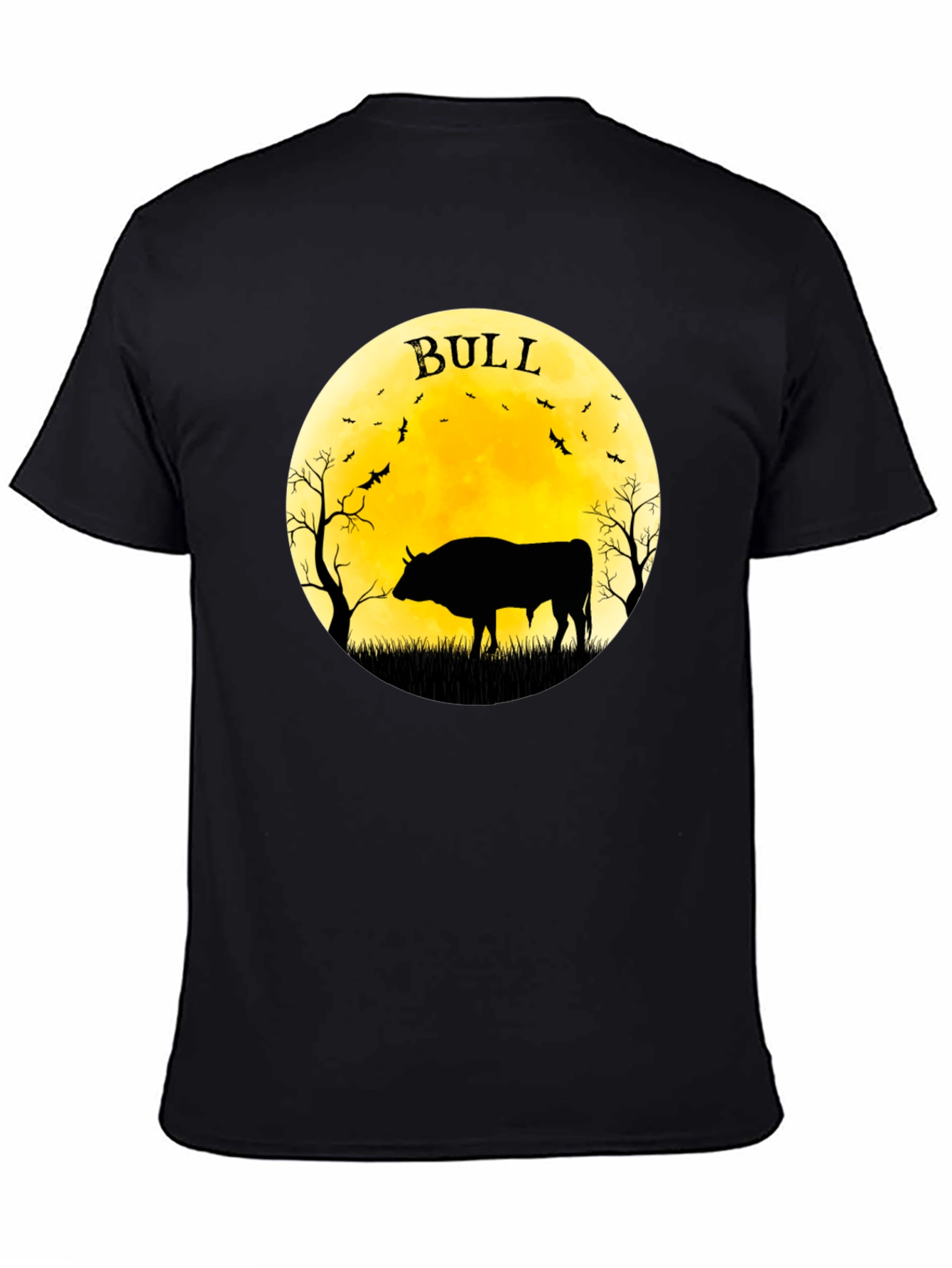 Bull Moon T-Shirt - Black