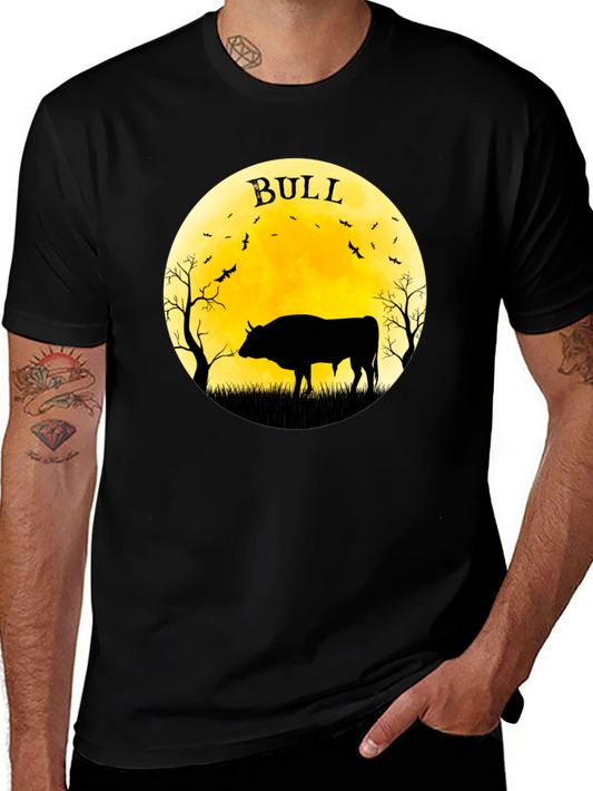 Bull Moon T-Shirt - Black