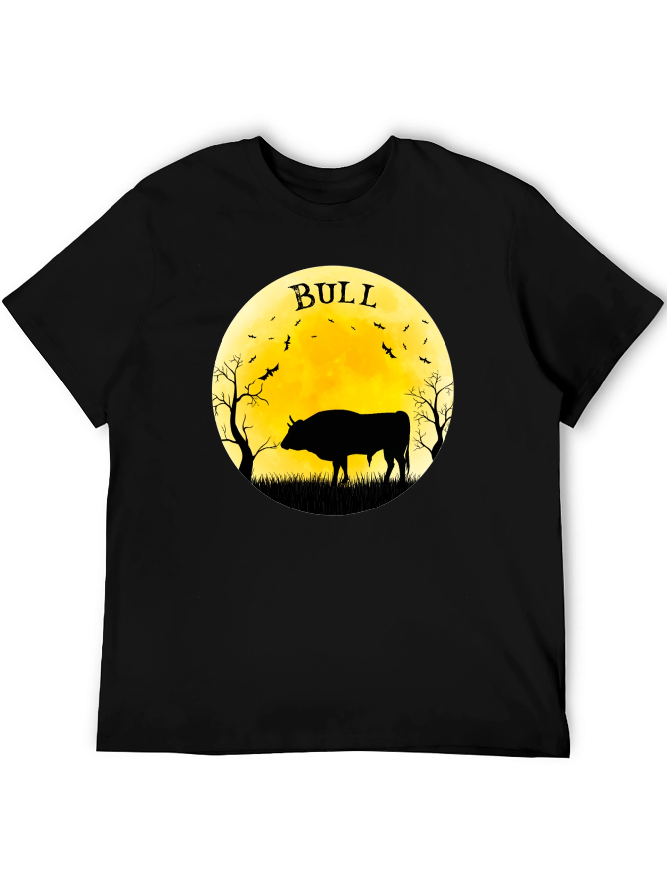 Bull Moon T-Shirt - Black