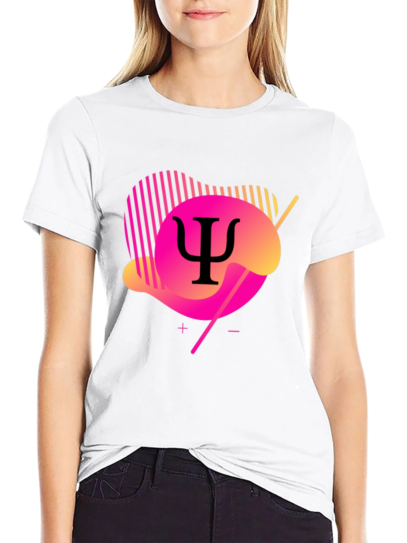 Modern Psychology Symbol T-Shirt - Black