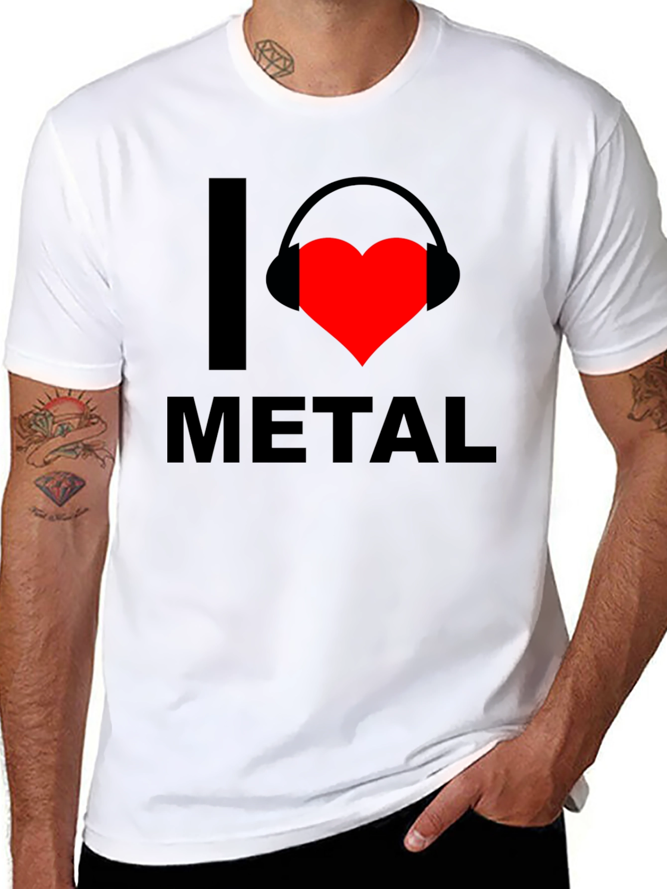I Love Metal T-Shirt - Music Fan Tee