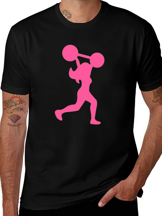 Pink Powerlifter Graphic Tee