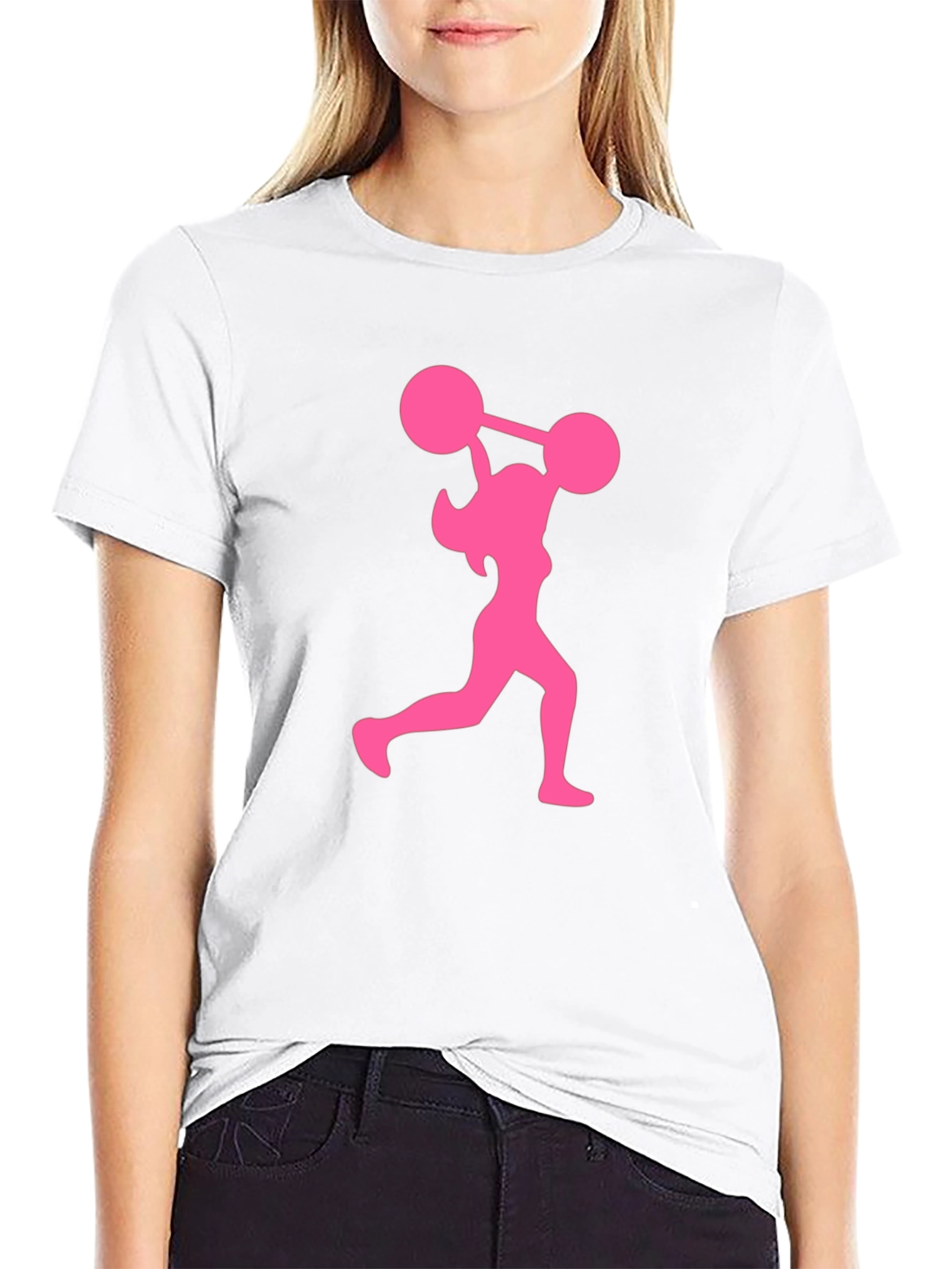 Pink Powerlifter Graphic Tee