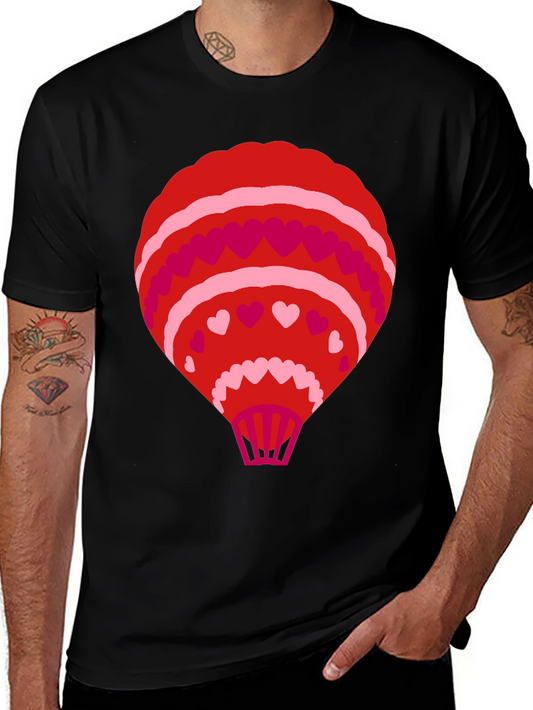 Heart Balloon Graphic Tee - Love is in the Air!