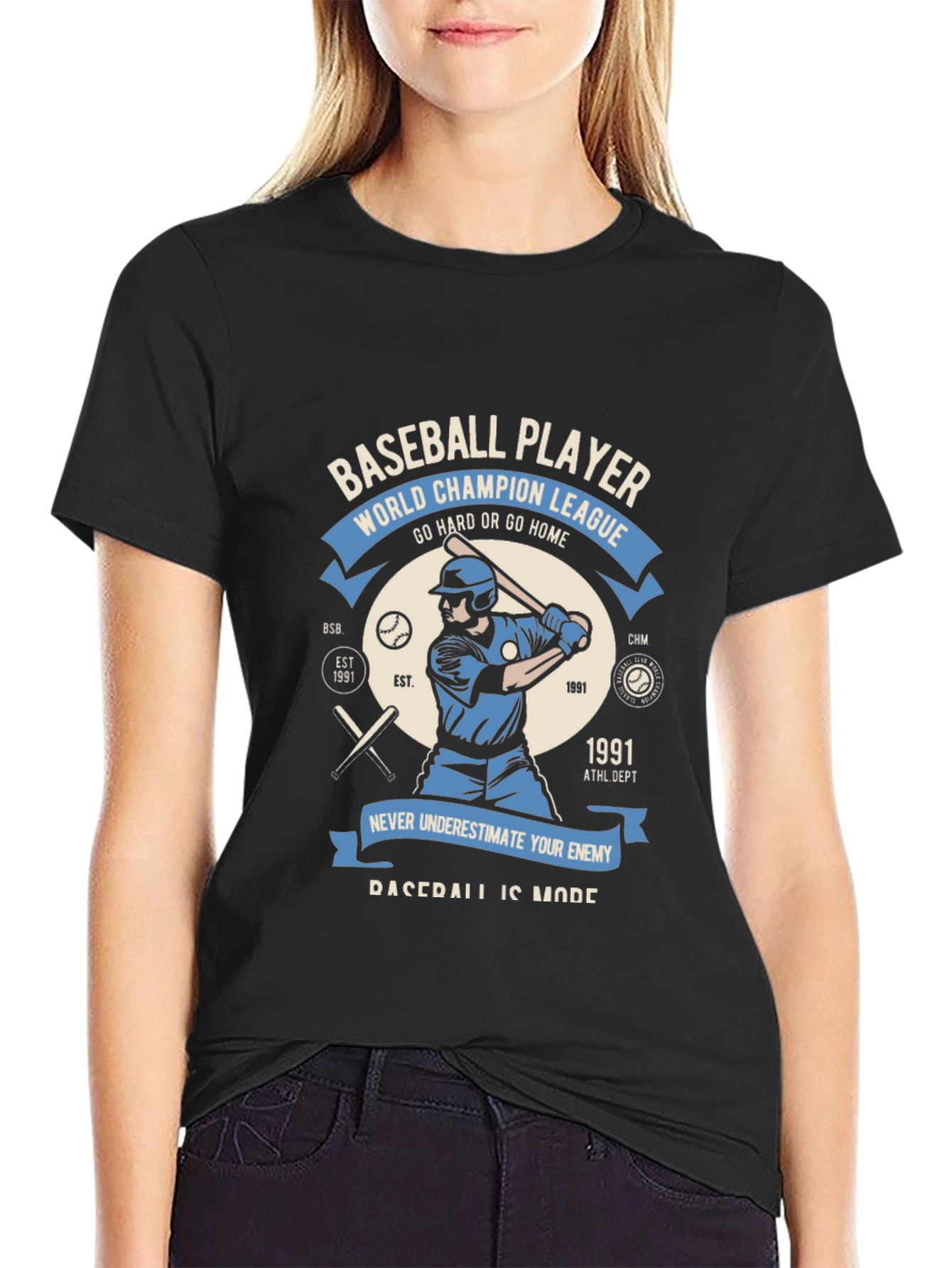 Baseball Player World Champion League T-Shirt
