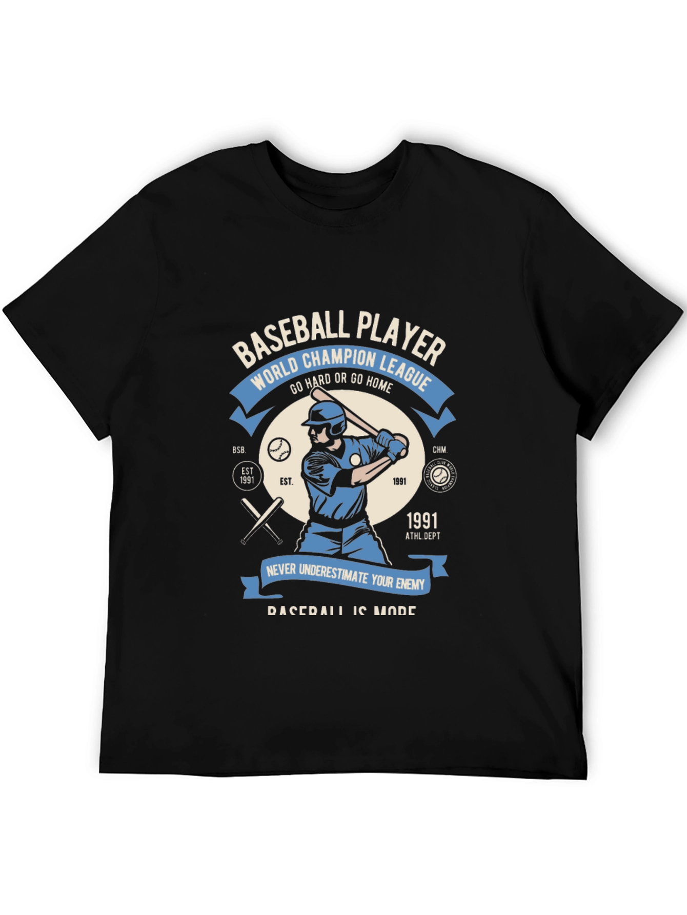 Baseball Player World Champion League T-Shirt