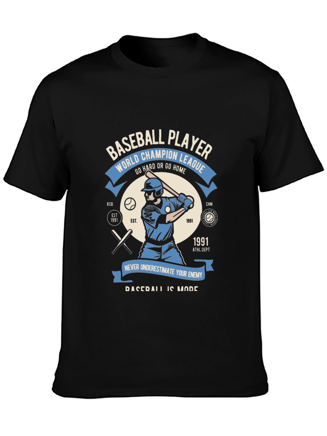 Baseball Player World Champion League T-Shirt