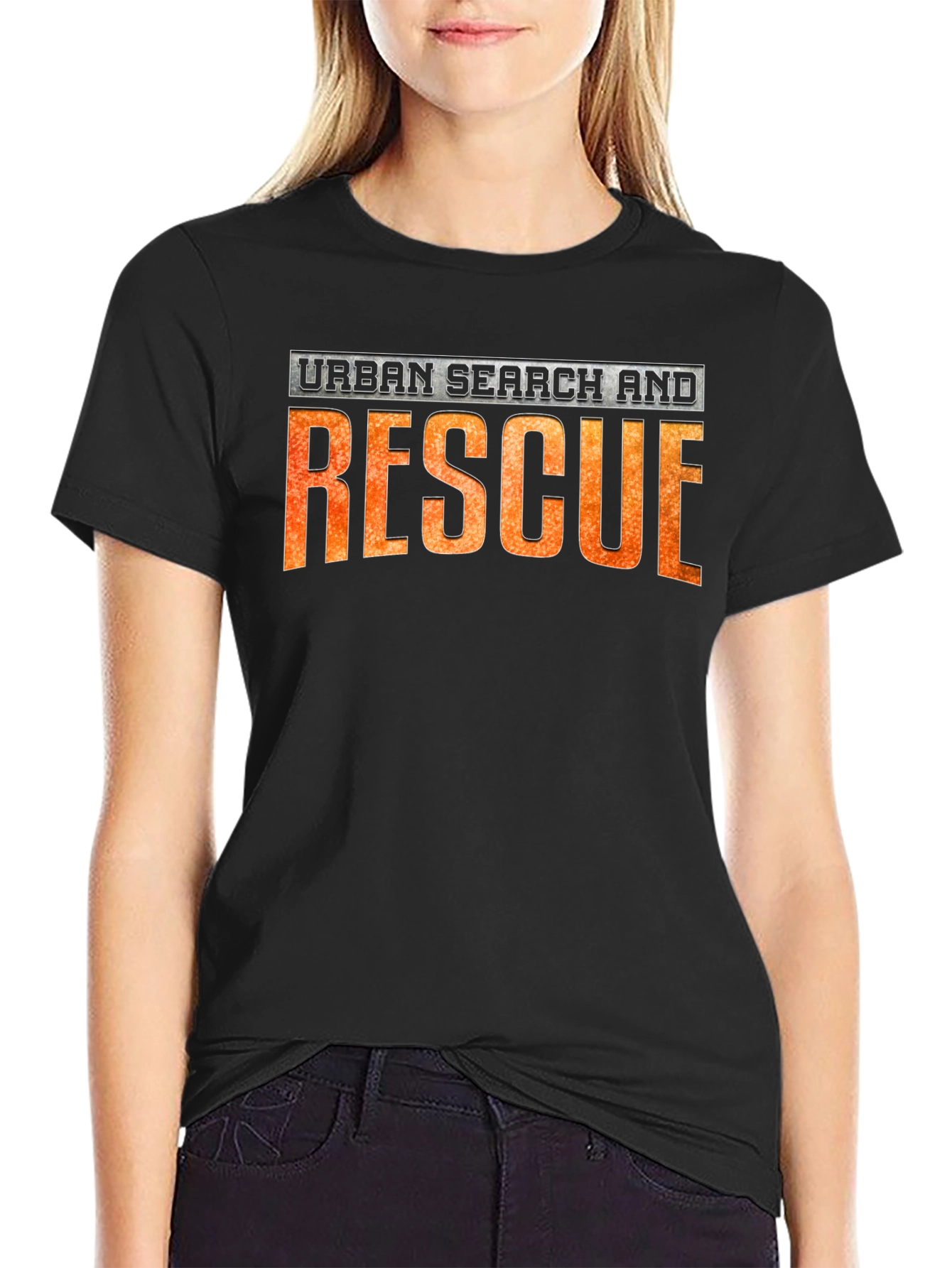 Urban Search & Rescue Graphic Tee - Black