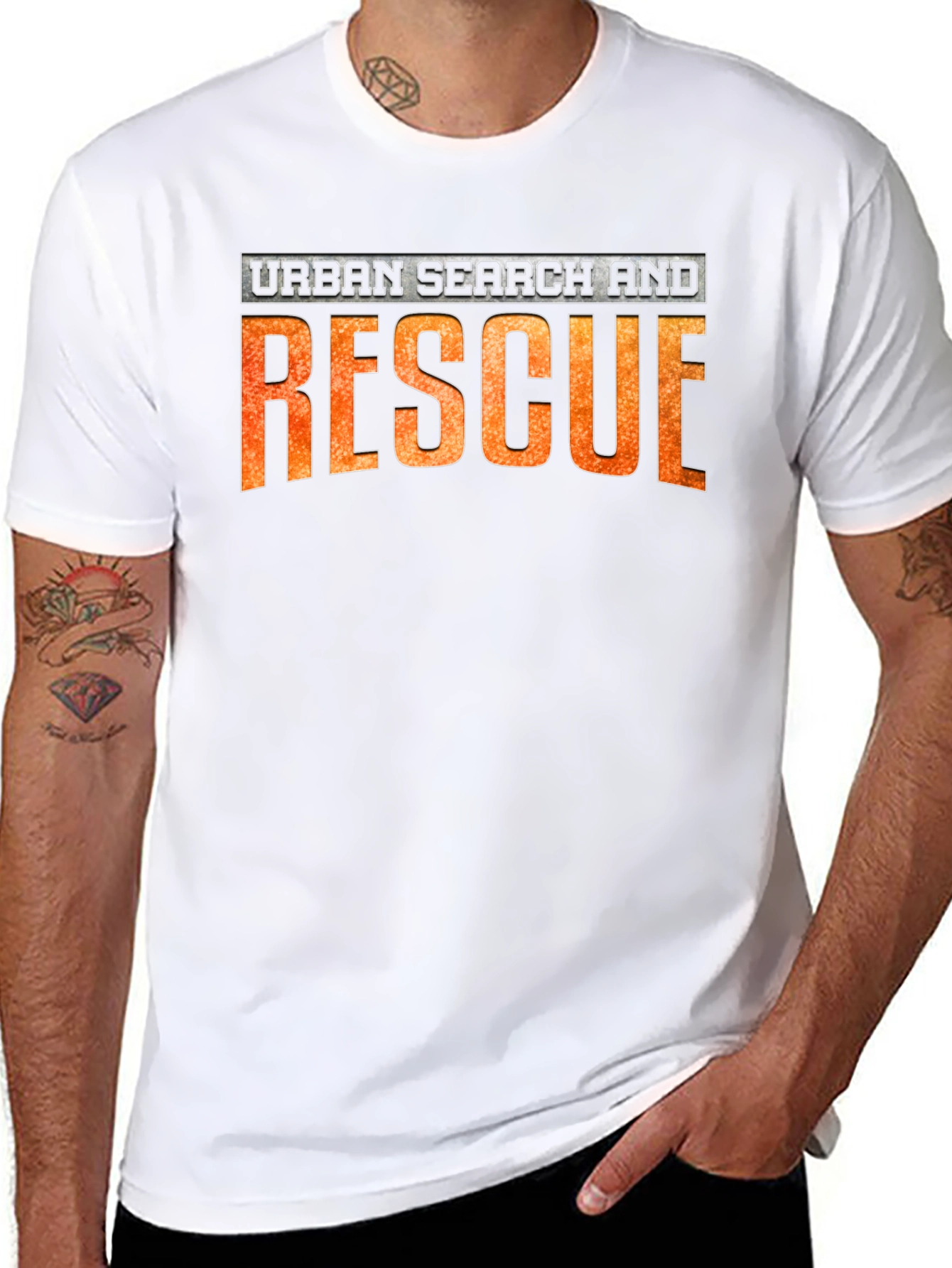 Urban Search & Rescue Graphic Tee - Black