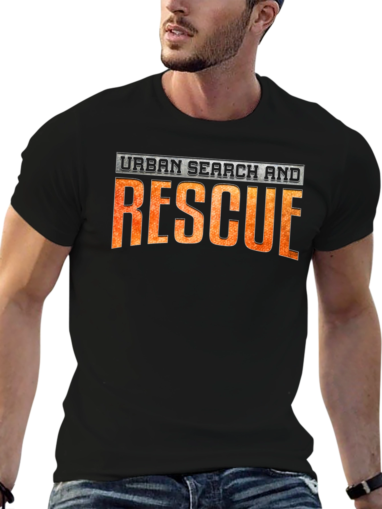 Urban Search & Rescue Graphic Tee - Black
