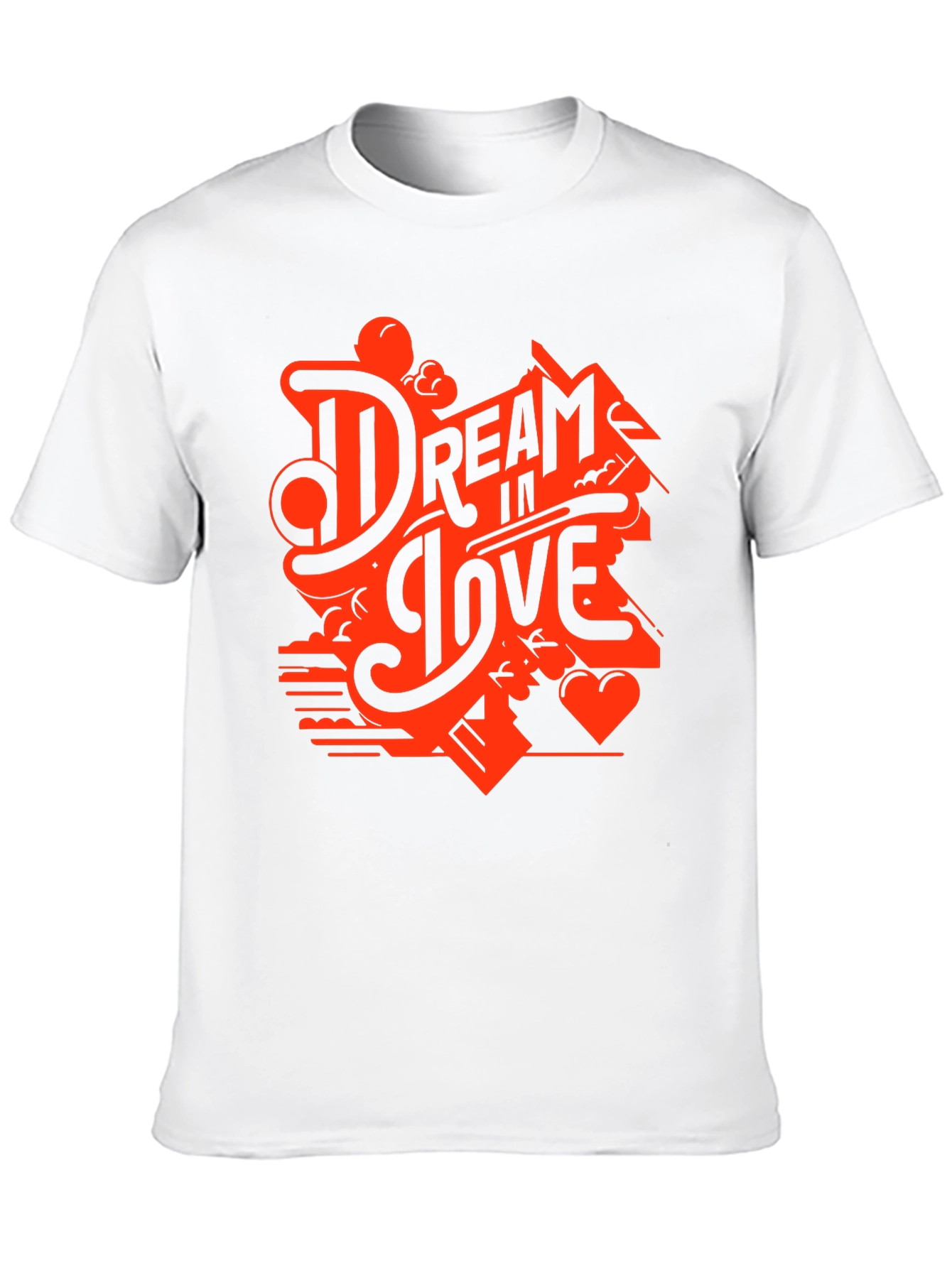Dream in Love Graphic Black T-Shirt