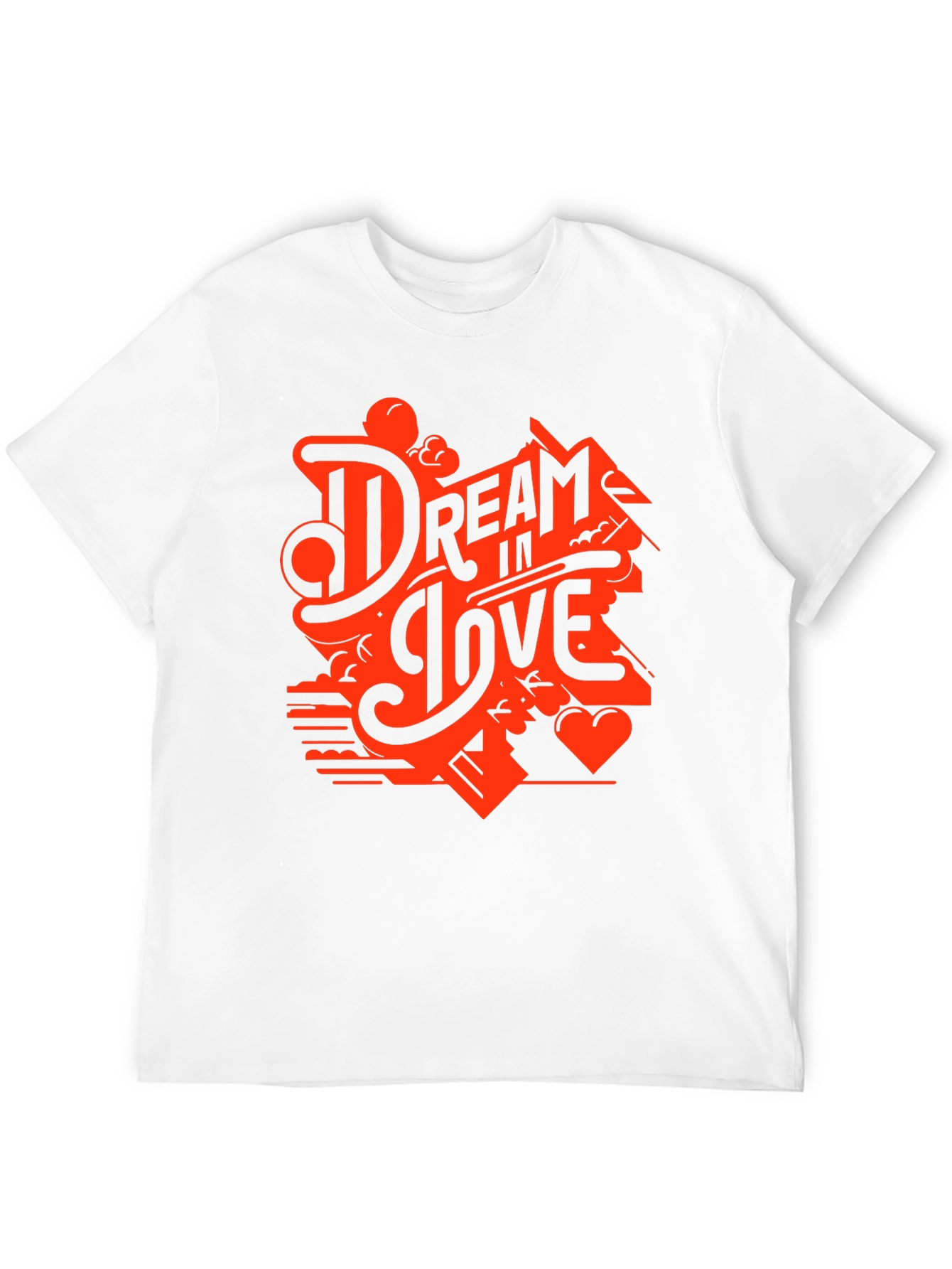 Dream in Love Graphic Black T-Shirt